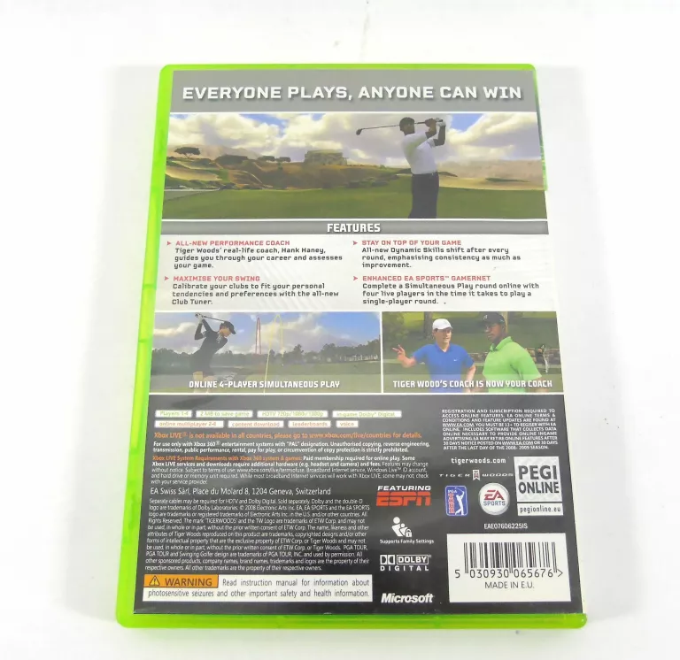 GRA XBOX 360 TIGER WOODS 09