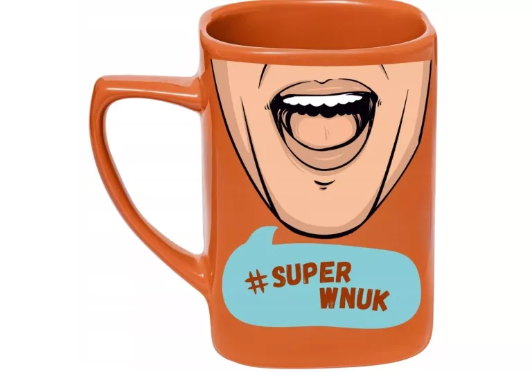 KUBEK DLA WNUKA SUPER WNUK NA DZIEŃ DZIECKA DZIEŃ CHŁOPAKA URODZINY