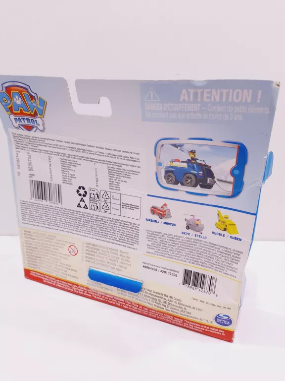 POJAZD SPIN MASTER PSI PATROL MISJA CHASE RADIOWÓZ POLICYJNY