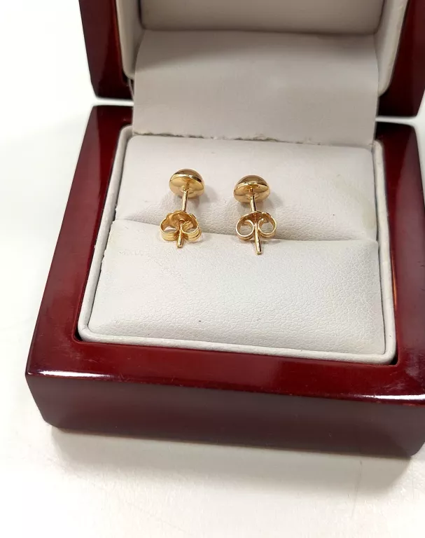 ZŁOTE KOLCZYKI  SZTYFT PR 585 1,18G