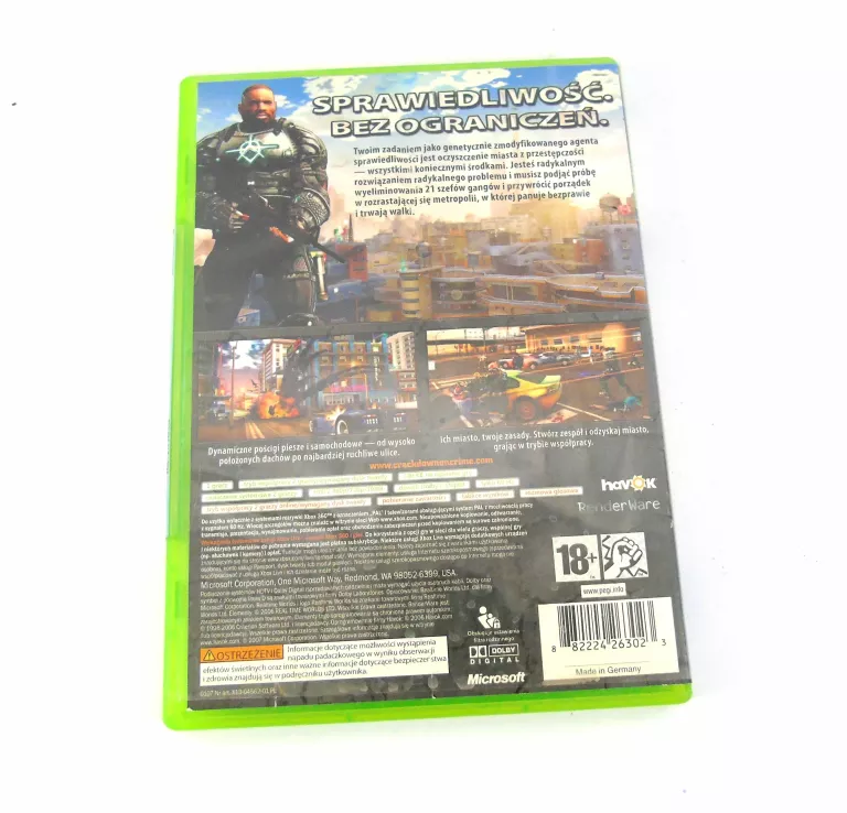 GRA XBOX 360 CRACKDOWN