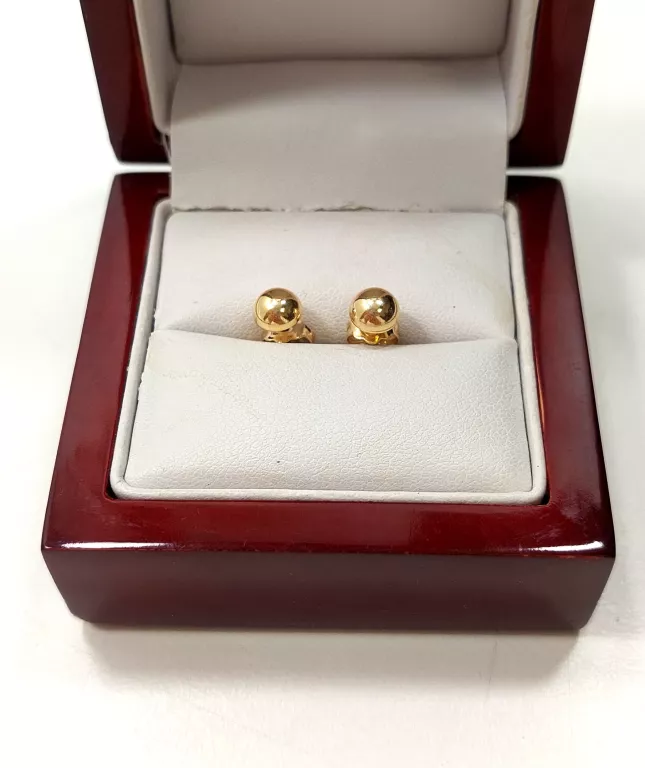 ZŁOTE KOLCZYKI  SZTYFT PR 585 1,18G