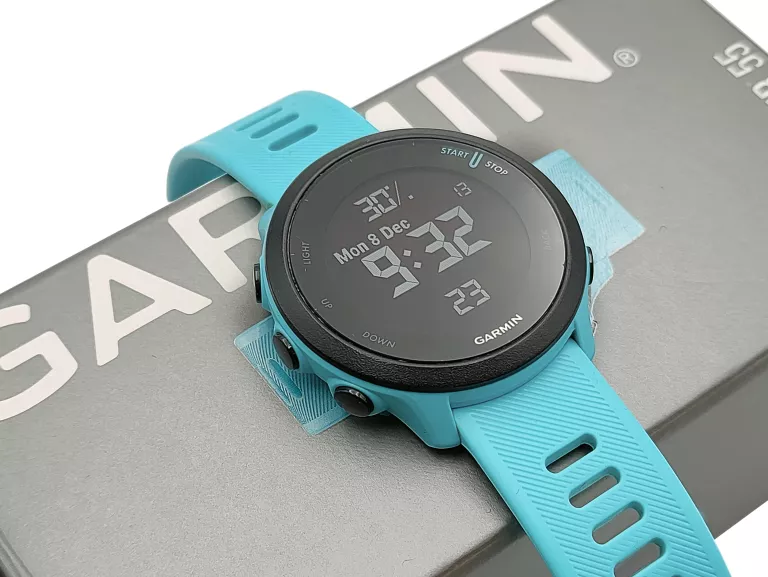 ZEGAREK SPORTOWY SMARTWATCH GARMIN FORERUNNER 55 NIEBIESKI GPS