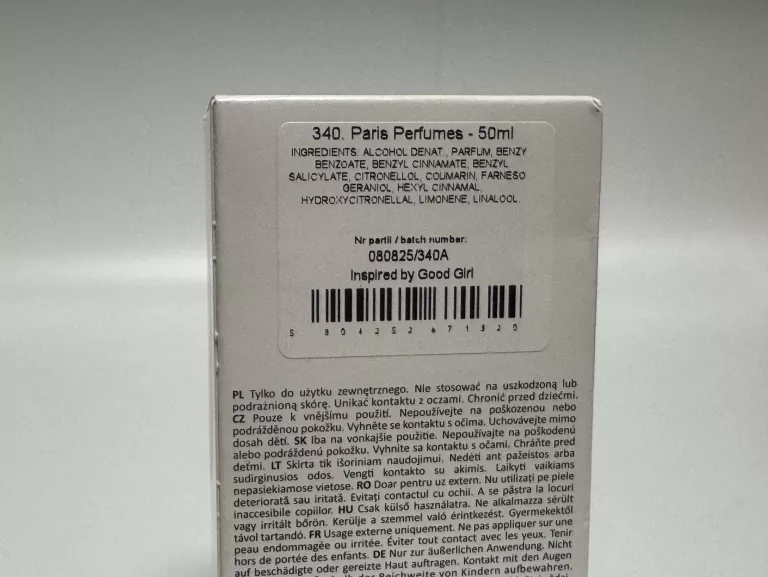 PARIS PERFUMES GOOD GIRL 5904252671320