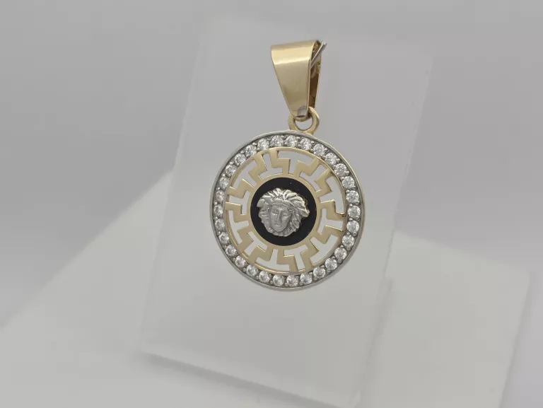 ZŁOTA ZAWIESZKA Z CYRKONIAMI - 585 14K 5,20G