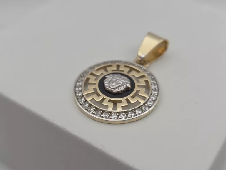 ZŁOTA ZAWIESZKA Z CYRKONIAMI - 585 14K 5,20G