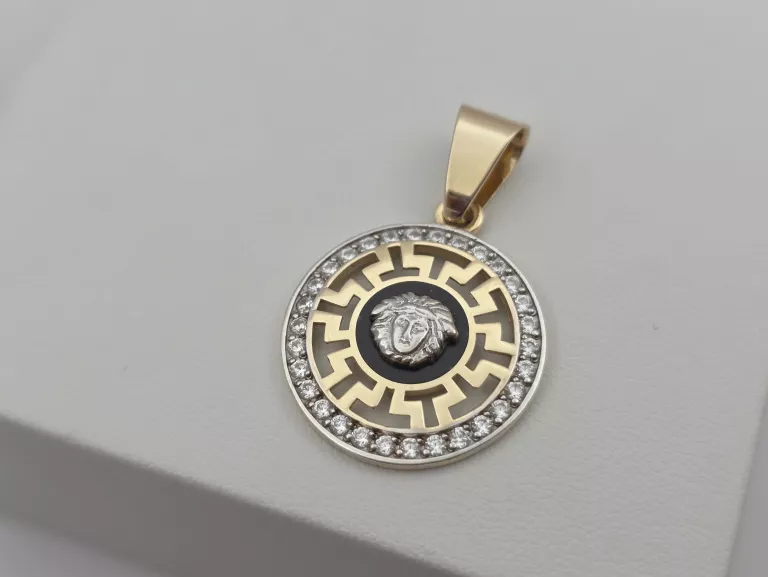 ZŁOTA ZAWIESZKA Z CYRKONIAMI - 585 14K 5,20G