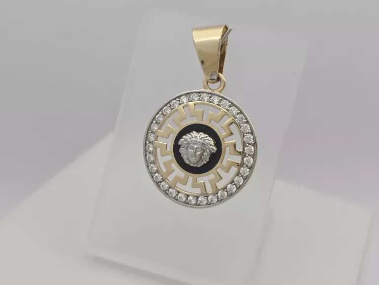 ZŁOTA ZAWIESZKA Z CYRKONIAMI - 585 14K 5,20G