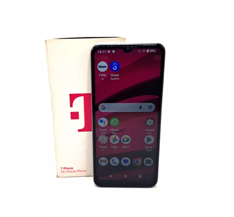 SMARTFON T-MOBILE T PHONE 5G 4 GB / 128 GB 5G