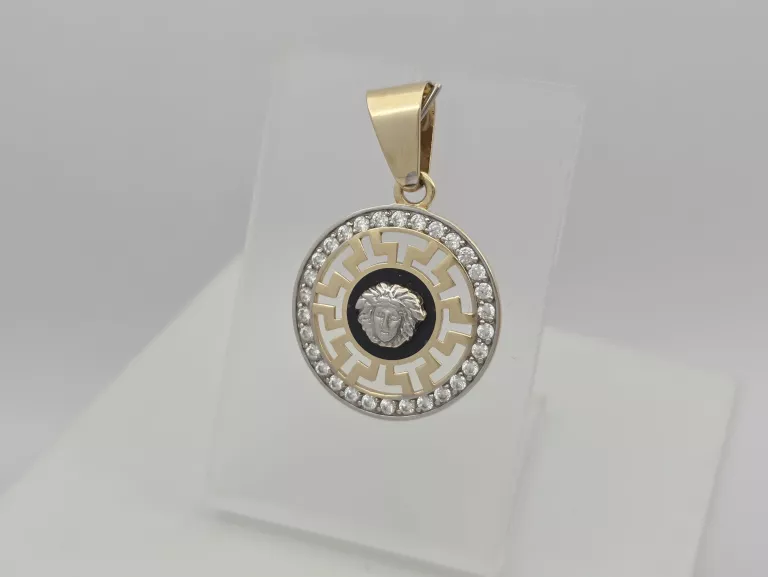 ZŁOTA ZAWIESZKA Z CYRKONIAMI - 585 14K 5,20G