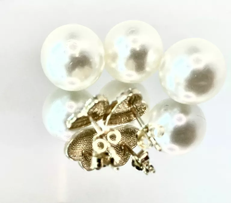 ŚLICZNE ZŁOTE KOLCZYKI SZTYFTY SERCA  CYRKONIA PR585 1,66GR A