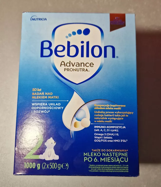 MLEKO MODYFIKOWANE BEBILON 2 ADVANCE PRONUTRA 1000 G