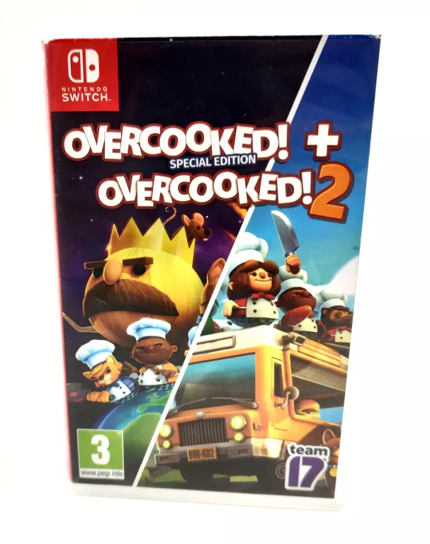 GRA NA NINTENDO SWITCH OVERCOOKED +OVERCOOKED 2