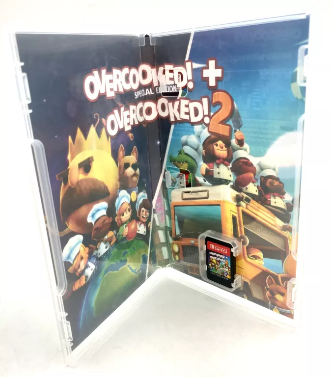 GRA NA NINTENDO SWITCH OVERCOOKED +OVERCOOKED 2