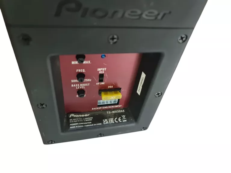 TUBA PIONEER TSWX300A + OKABLOWANIE