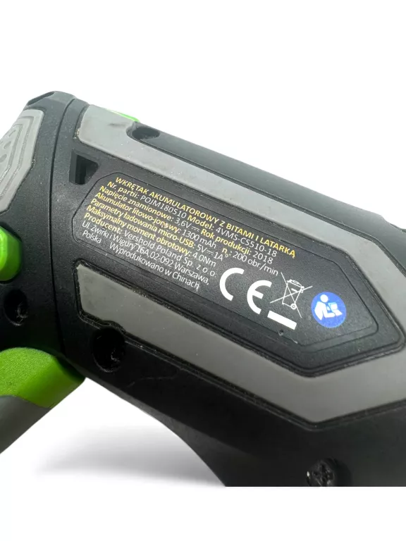 WKRĘTAK AKUMULATOROWY NITEO TOOLS 4VMS-CS510-18