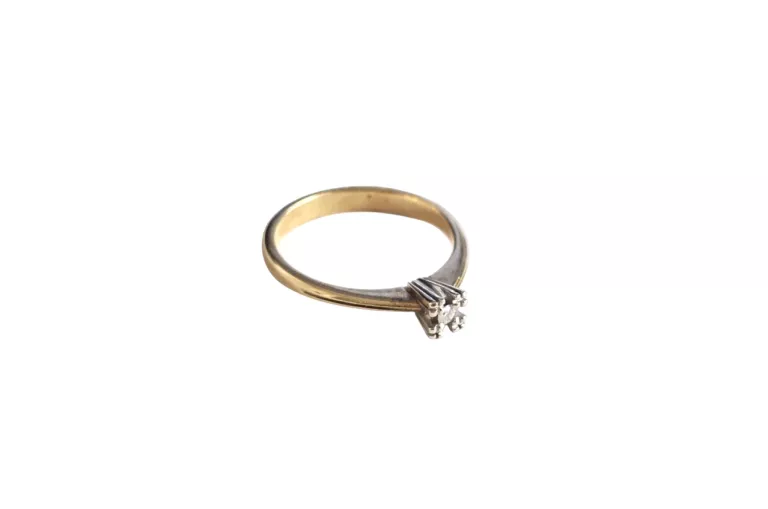 ZŁOTY PIERŚCIONEK Z BRYLANTEM (585) 2.56G