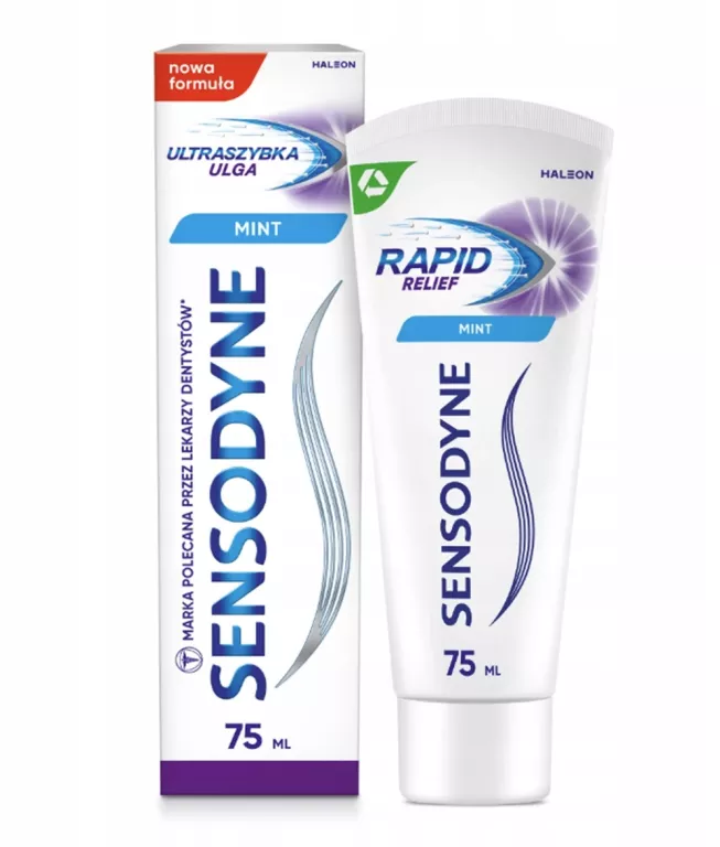 SENSODYNE RAPID RELIEF PASTA DO ZĘBÓW Z FLUORKIEM 75ML