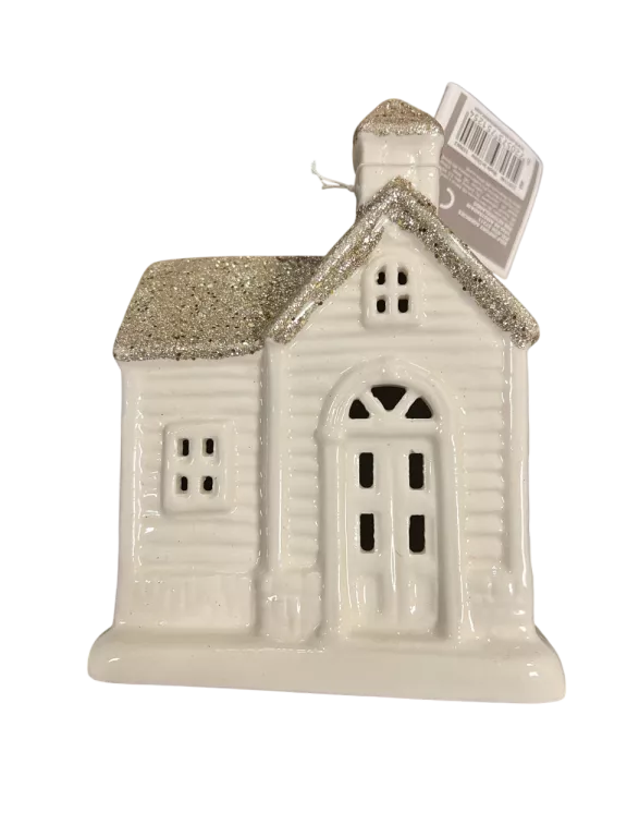 DEKORACJA ŚWIĄTECZNA BIAŁY DOMEK LED