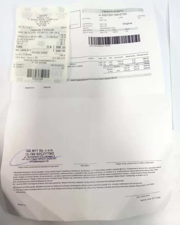 PAD DO KONSOLI PS5 GREY CAMO W STANIE FABRYCZNYM GWARANCJA DO 11.2027