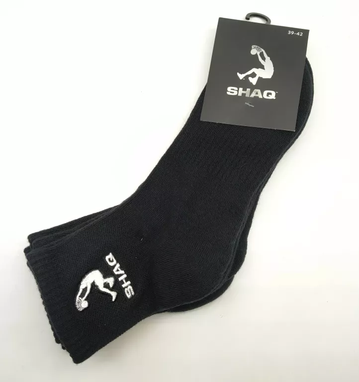 SKARPETKI CZARNE SHAQ 39-42