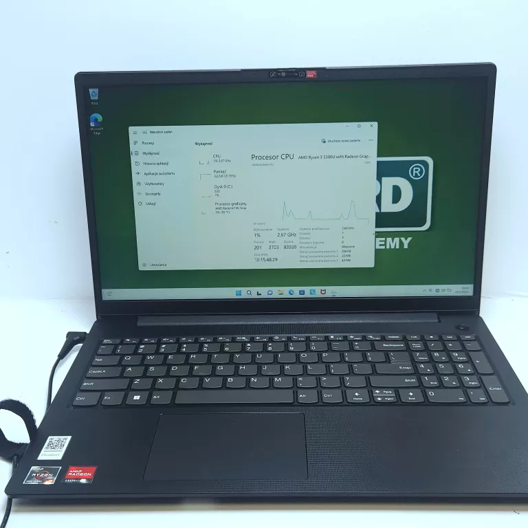LAPTOP LENOVO V15 G2 AMD RYZEN 3 5300U RAM: 8GB SSD: 256