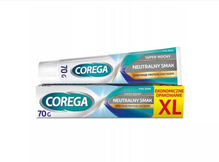 COREGA KREM MOCUJĄCY DO PROTEZ ZĘBOWYCH SUPER MOCNY, NEUTRALNY SMAK 70G