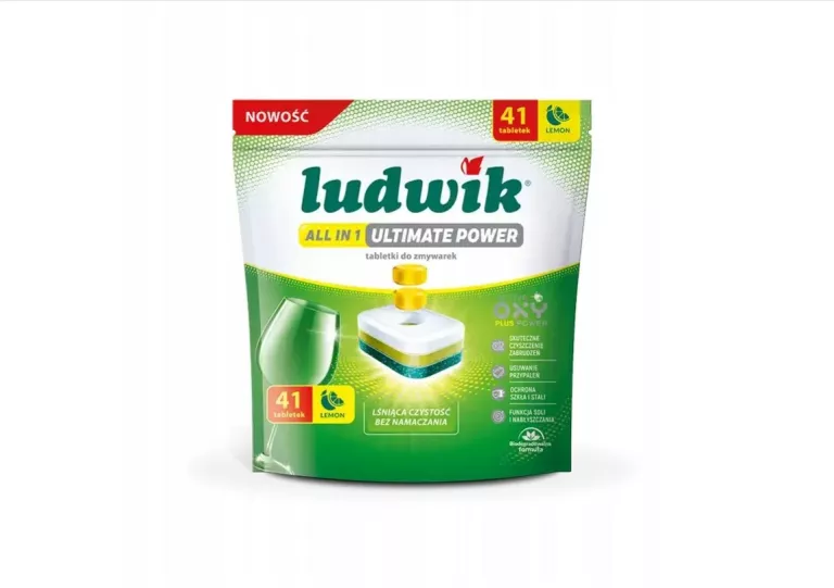 LUDWIK ALL IN 1 ULTIMATE POWER TABLETKI DO ZMYWAREK 41 SZT. LEMON