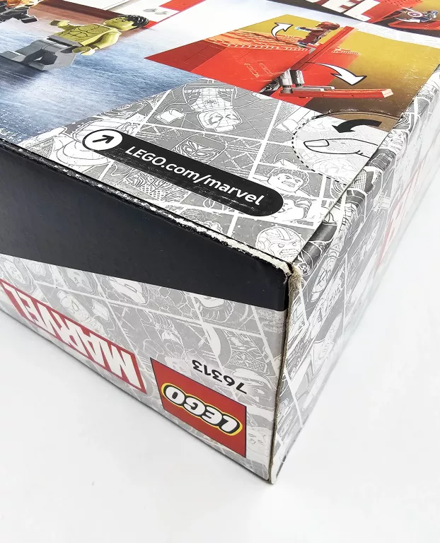 KLOCKI LEGO MARVEL THE INFINITY SAGA 76313 LOGO MARVEL Z MINIFIGURKAMI