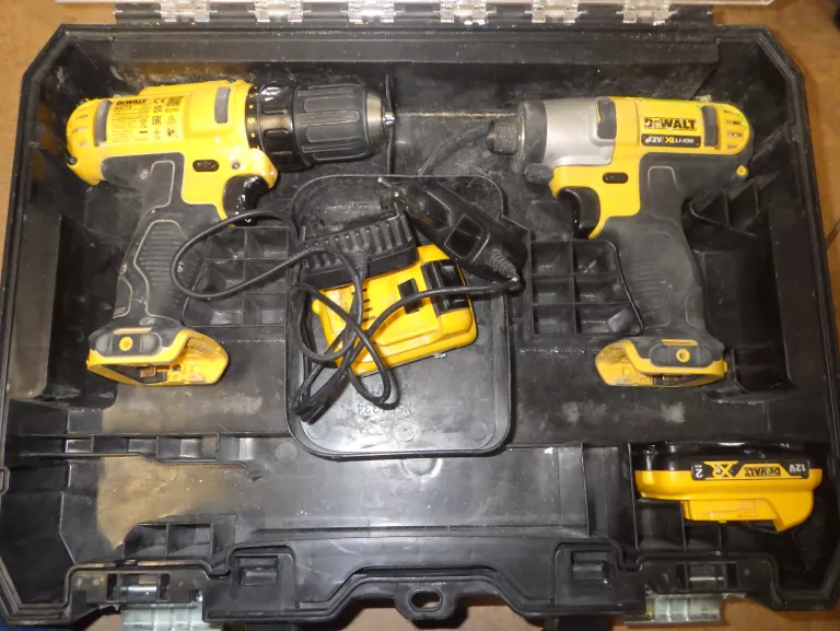 ZESTAW DEWALT WKRĘTARKA + ZAKRĘTARKA DCK211D2T WALIZKA