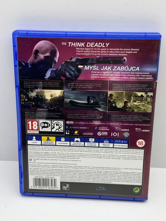 GRA PS4 HITMAN 2 NAPISY PL