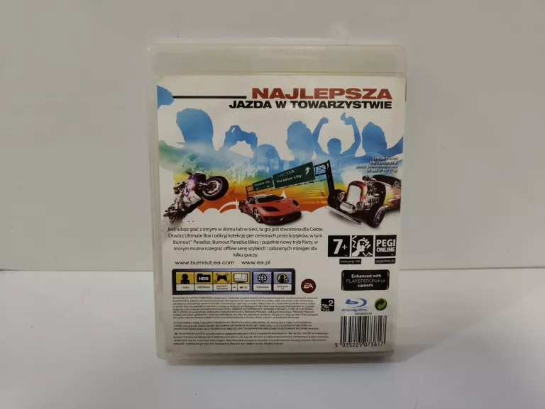 GRA NA PS3 BURNOUT PARADISE THE ULTIMATE BOX PL