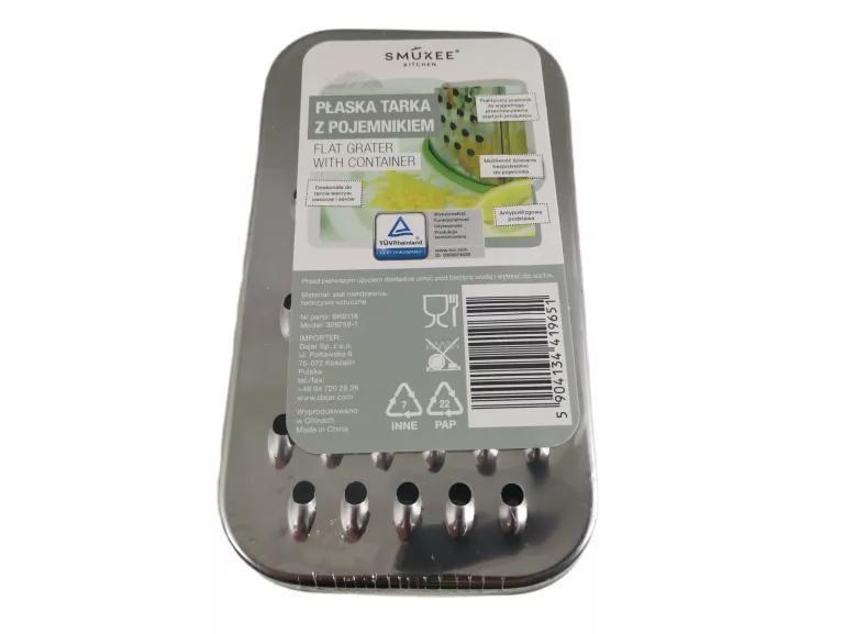 SMUKEE PŁASKA TARKA Z POJEMNIKIEM
