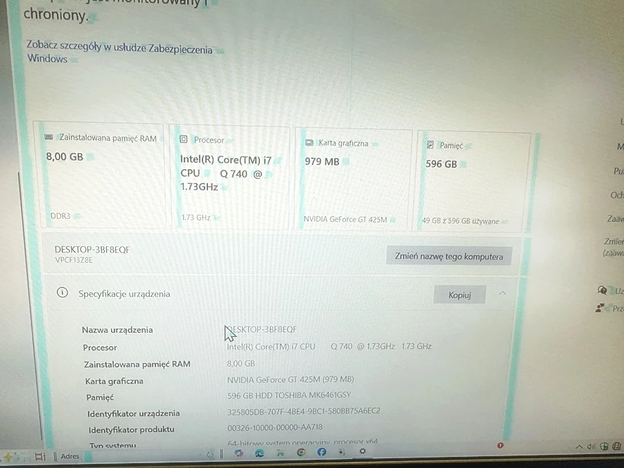 laptop-sony-vaio-i7-rozmazany-ekran-kod-producenta-vaio
