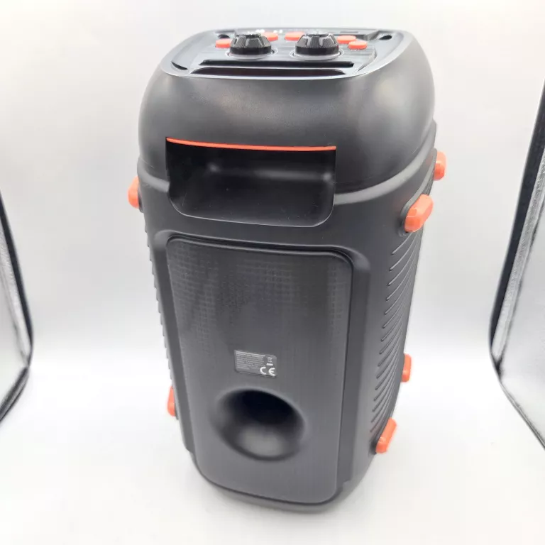 GŁOŚNIK PRZENOŚNY KARAOKE LED FOREVER FG-LED-25 25W MIKROFON PILOT