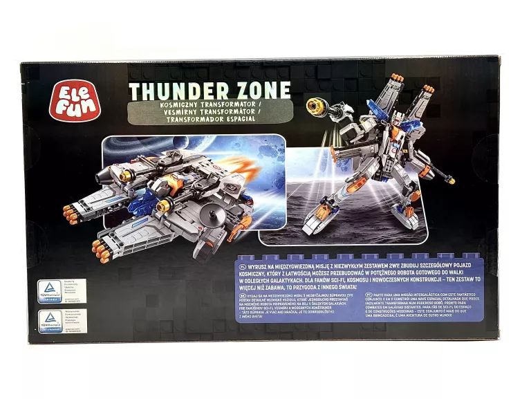 KLOCKI ELEFUN THUNDER ZONE KOSMICZNY TRANSFORMATOR 2W1 (916 EL.)