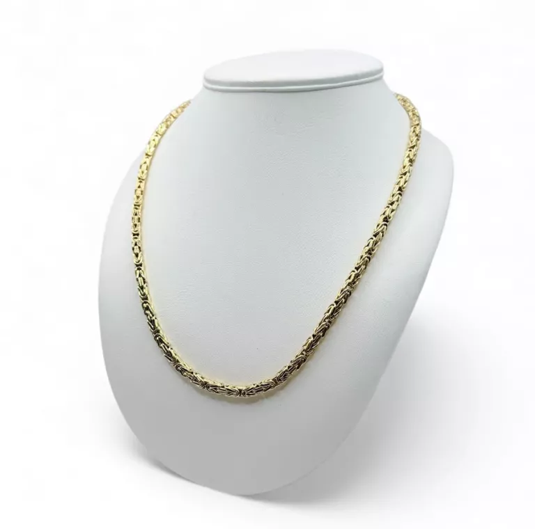 ŚLICZNY ZŁOTY ŁAŃCUSZEK PRÓBY 585 | 23.95 G | 55 CM | SPLOT KRÓLEWSKI