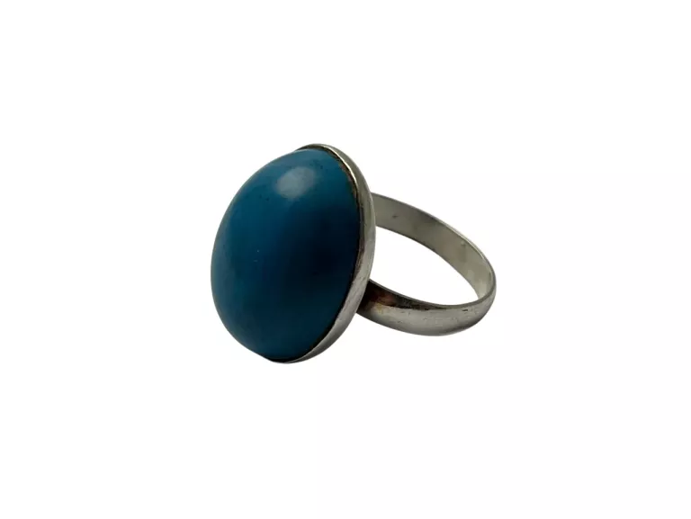 SREBRNY PIERŚCIONEK 925 6,65G R18