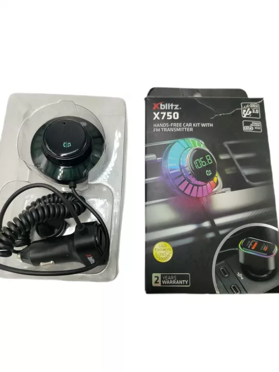 TRANSMITER FM XBLITZ X750 USB BT GWARANCJA