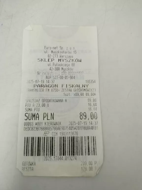 TRANSMITER FM XBLITZ X750 USB BT GWARANCJA