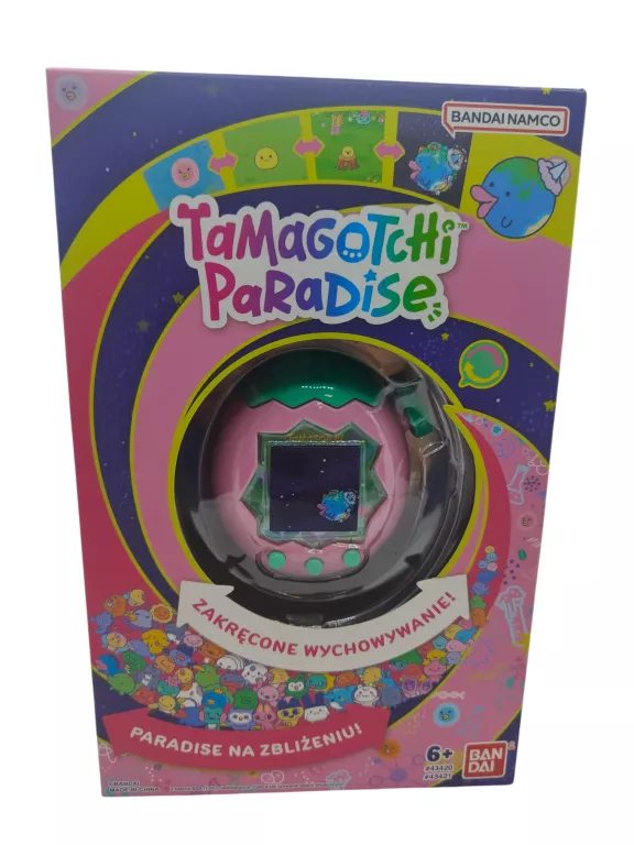 TAMAGOTCHI PARADISE ZAKRĘCONE WYCHOWANIE LAND RÓŻ ZIELONY
