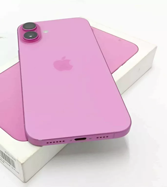 TELEFON IPHONE 16 PLUS RÓŻOWY 128GB KON BATERII 100%