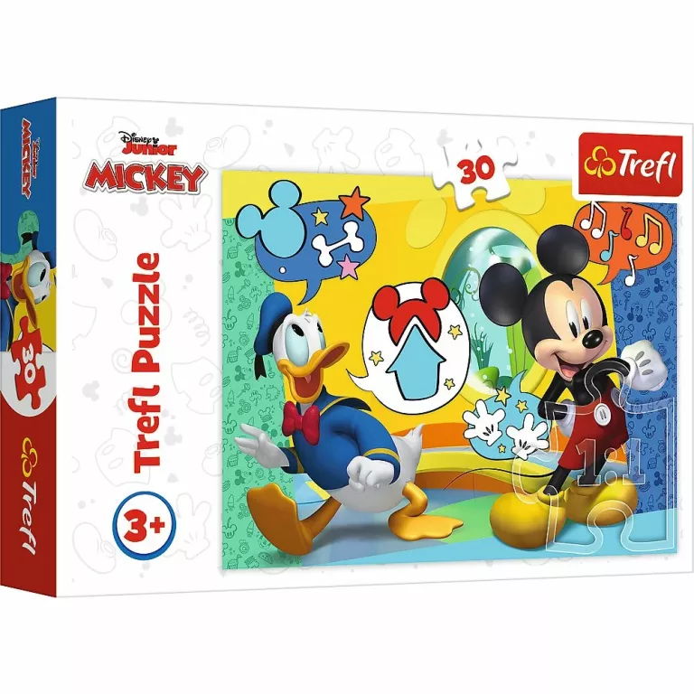 PUZZLE MYSZKA MIKI 30 EL. I WESOŁY DOMEK