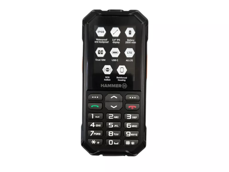 TELEFON HAMMER STONE LTE PANCERNY TELEFON KOMÓRKOWY BATERIA 2500MAH WODOOD