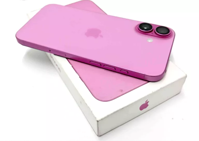 TELEFON IPHONE 16 PLUS RÓŻOWY 128GB KON BATERII 100%