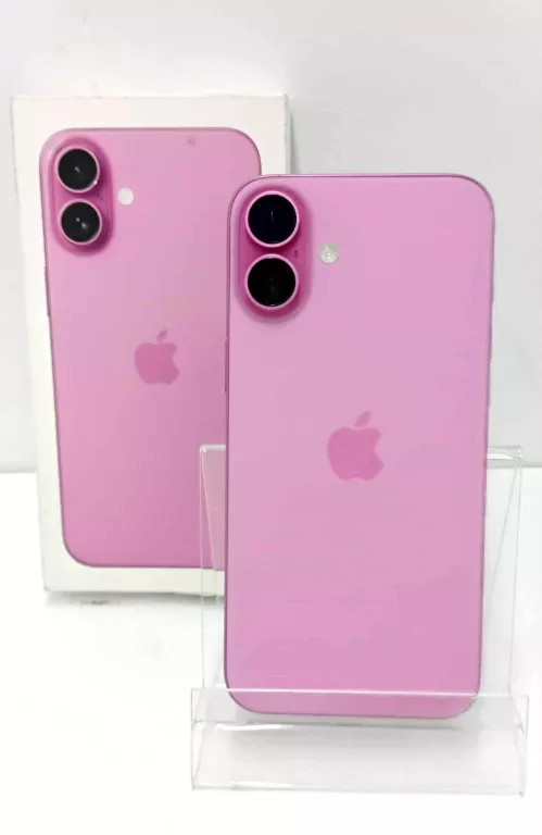 TELEFON IPHONE 16 PLUS RÓŻOWY 128GB KON BATERII 100%