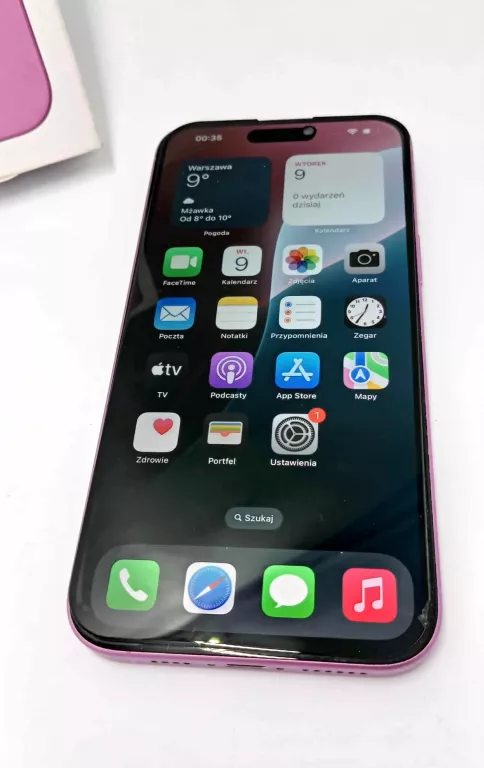 TELEFON IPHONE 16 PLUS RÓŻOWY 128GB KON BATERII 100%