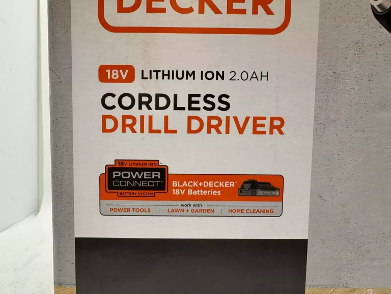 WIERTARKO-WKRĘTARKA BLACK&DECKER BCD382D1XC 18V
