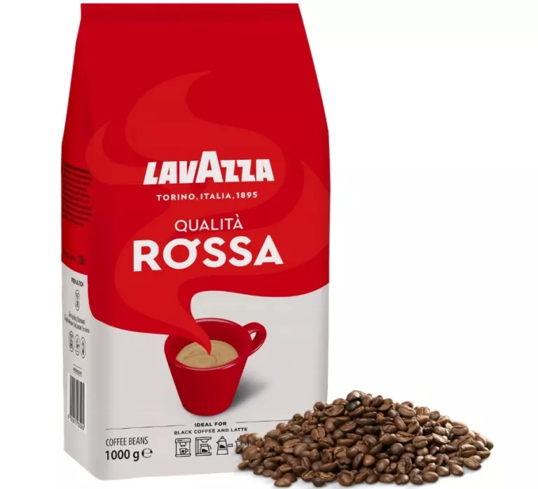 KAWA ZIARNISTA MIESZANA LAVAZZA QUALITA ROSSA 1000 G 1KG