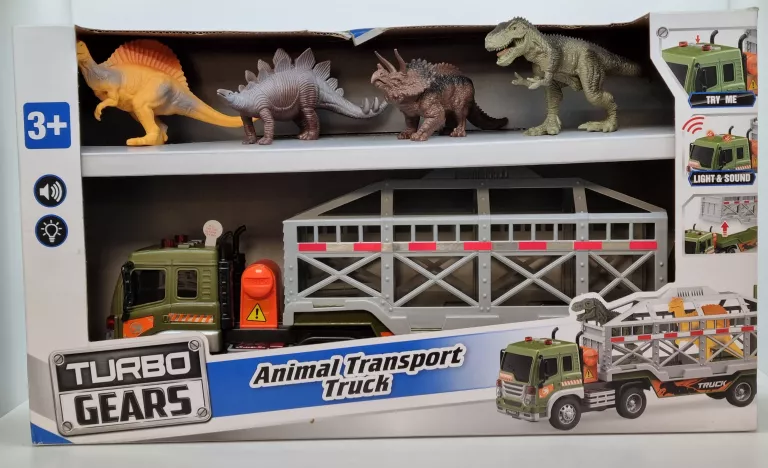 CIĘŻARÓWKA DO TRANSPORTU DINOZAURÓW - TURBO GEARS